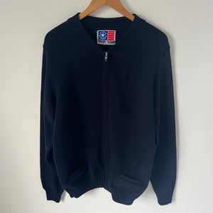 90’s zip cardigan L/XL