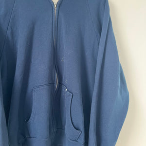 90’s thermal lined zip up hoodie M/L