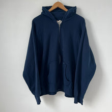 Load image into Gallery viewer, 90’s thermal lined zip up hoodie M/L
