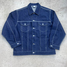 Load image into Gallery viewer, 90’s denim jacket fits like an XL
