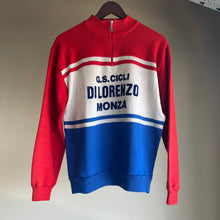 Load image into Gallery viewer, 60’s/70’s cycling jersey fits like a S/M
