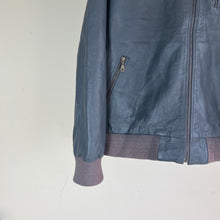 Load image into Gallery viewer, 80’s leather jacket fits like an XL
