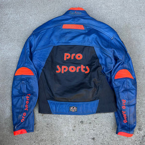 90’s leather jacket fits like an L